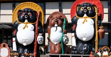 origen y significado de los tanuki japoneses