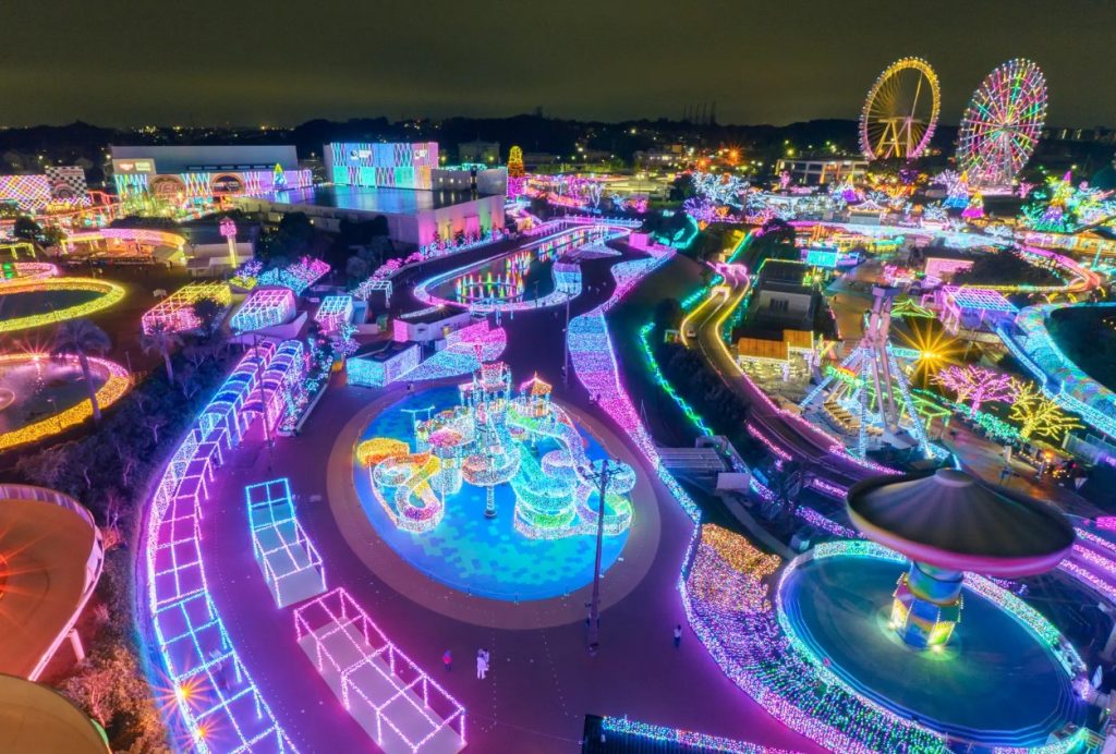 parque de atracciones nocturno mas bonito de japon parque de atracciones nocturno mas bonito de japon