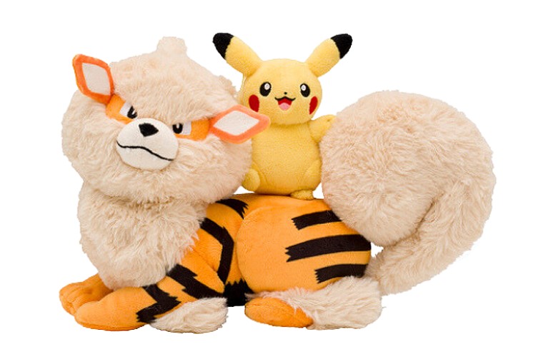 pikachu arcanine peluche exclusivo pikachu arcanine peluche exclusivo