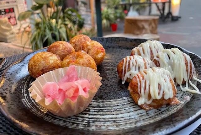 takoyaki japonés en Osaka takoyaki japonés en Osaka