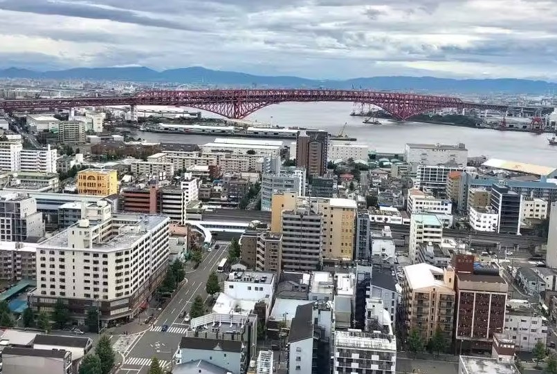 vistas desde la noria de osaka vistas desde la noria de osaka